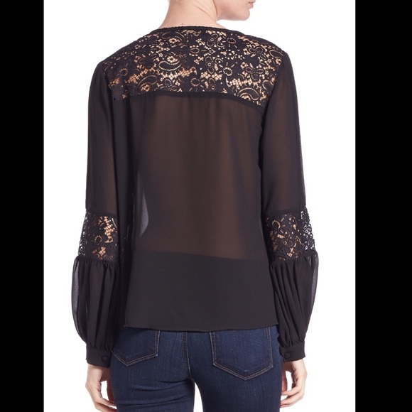 For Love & Lemons Sacramento Blouse in black - Picture 5 of 8